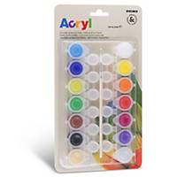 §Colori acrilici Primo fine 4,5 ml colori assortiti - conf. 14