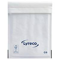 Lyreco White Bubble Envelope 150 x 210mm C/0 - Pack of 100