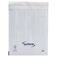 Enveloppes à bulles d’air en papier Lyreco, 180 x 260 mm, blanches, les 100
