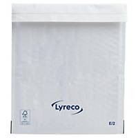 Lyreco papieren luchtkussenenveloppen, 220 x 260 mm, wit, pak van 100 stuks