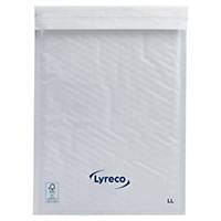 Lyreco papieren luchtkussenenveloppen, 230 x 340 mm, wit, pak van 100 stuks