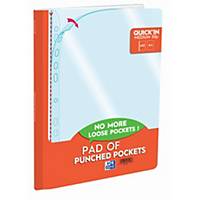 Oxford Punched Pocket Pad A4 (60 pockets)