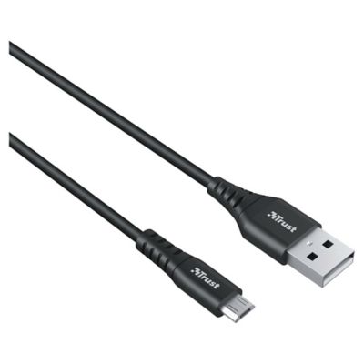 Trust Ndura USB A - Micro-USB kaapeli 1m musta