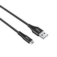 Nabíjací kábel Trust Ndura, USB + micro-USB, 1 m
