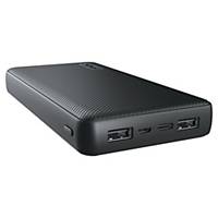 Trust Primo Powerbank, 20 000 mAh, 2 x USB-A + USB-C, fekete