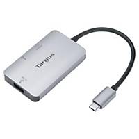 Adattatore multiporta USB-C Targus, HDMI, USB 3.0 tipo A, USB-C, argentato