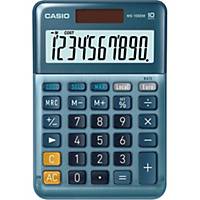 Calculadora de secretária Casio MS-100EM - 10 dígitos - azul