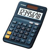 Stolní kalkulačka Casio MS-8E, 8-místný displej, tmavomodrá