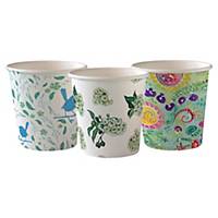 Biocup Duni Art Series 12cl, colourful, pack of 50 pcs