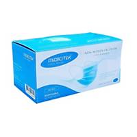 MICROTEX Disposable Mask 3 Ply Blue Pack of 50
