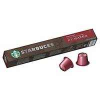 Café Starbucks Single-Origin Coffee Sumatra - boîte de 10 capsules