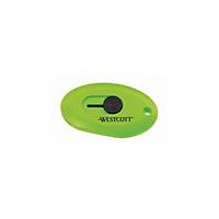 Mini-Cutter en céramique, Westcott E-1647400, lame: 31mm, aut. rétractable, vert