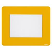 Bodenmarkierungsfenster Durable, ablösbar, A5, gelb, Packung à 10 Stück