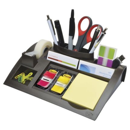 Post It Note Desk Drawer Organiser Black