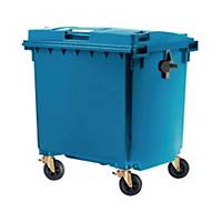Pojemnik na odpady komunalne WEBER 1100 l, niebieski*