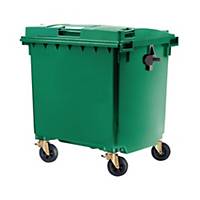 Pojemnik na odpady komunalne WEBER 1100 l, zielony*