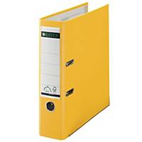 Leitz 1010 lever arch file PP 8 cm spine yellow
