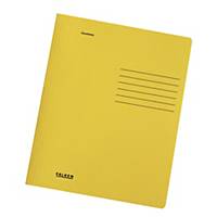 Flat bar file yellow A4, pack of 25