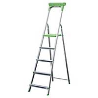 Safetool Ladder 5 Steps Aluminium