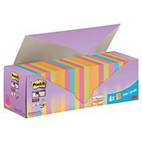 Náplně Z-bločky Post-it® Super Sticky, 76 x 76 mm, mix barev