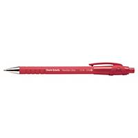 Paper Mate® Flexgrip retractable ballpoint pen, 0.4 mm, red, per piece