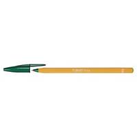 Bic Orange Original Fine Ballpoint Pens Fine Point (0.8 mm) - Green, Box of 20