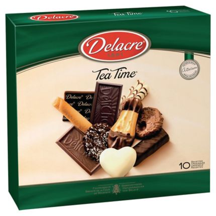 Assortiment de biscuits - Delacre - Tea Time - boîte 1 kg 