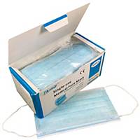 Mascherina igienica tipo IIR, pacco da 50 pezzi, tessuto non tessuto