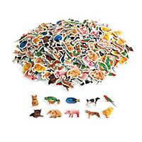 Eva stickers met foto s van diverse dieren, 500 stuks