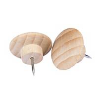 Push-pin Legamaster Wooden, Ø 20mm, made of beech wood,  package of 25 pcs