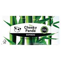 The Cheeky Panda Natural Bamboo Facial Tissue - Flat Box of 80