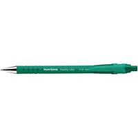 Paper Mate® Flexgrip retractable ballpoint pen, 0.4 mm, green, per piece