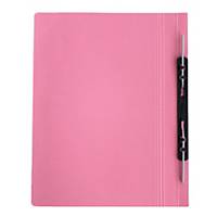 Lion File Manila Folder with Double Hook Spring 410 GSM F4 Pink