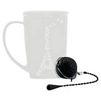 SILICONE BALL INFUSER 1 CUP 4,5CM BLK