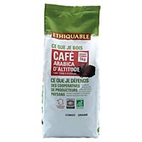 Café en grains bio Ethiquable Congo - paquet de 1 kg