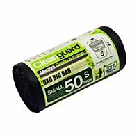 Cleanguard OXO Biodegrable Garbage Bag Small Black - Roll of 50