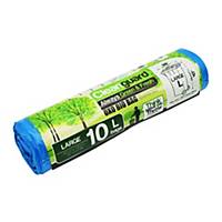 Cleanguard OXO Biodegrable Garbage Bag Large Blue - Roll of 10
