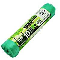 Cleanguard OXO Biodegrable Garbage Bag Extra Large Green - Roll of 10