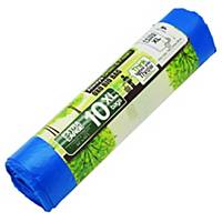 Cleanguard OXO Biodegrable Garbage Bag Extra Large Blue - Roll of 10