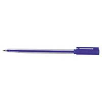Micron Kugelschreiber Pen Einweg Kappe Strichstärke 0.7mm blau