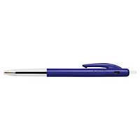BIC CLIC RETRACTABLE BALL POINT BLUE PENS 0.3MM LINE WIDTH - BOX OF 50