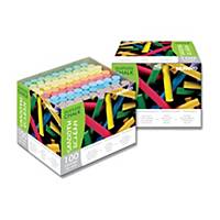 MUNGYO Dustless Chalk Assorted Colour - Box of 100