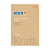 Samolepicí bločky STICK N Kraft by Hopax, 150 x 101 mm, linkované