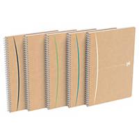 Oxford Touareg Notebook A4 Spiral Bound Ruled 140 pages