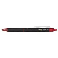 Pilot FriXion Clicker intrekbare gel roller pen, fijn, rode gel-inkt