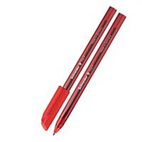 kuličkové jednorázové gelové pero Vizz, F, červené