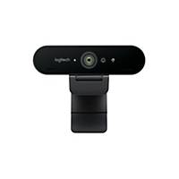 Webcam Logitech Brio ultra Hd pro, noire