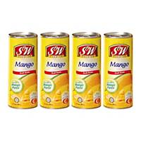 S&W Mango Nectar Juice Drink 240ml - Pack of 4