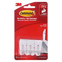 3M 17067 Command Small Wire Hook (Holds Up to 225g) Pack of 3