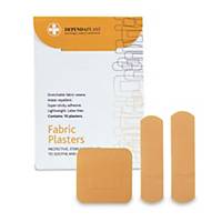 520 Plasters Fabric Asstd - Pack of 20